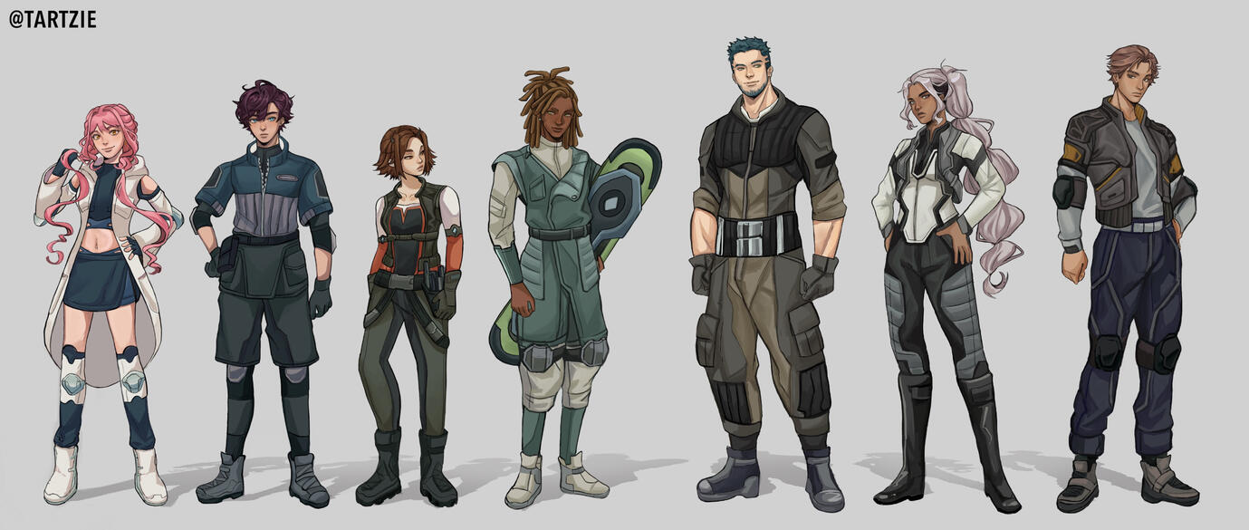 Dyla Zion Joelle Titus Kyren Shuvi Clive