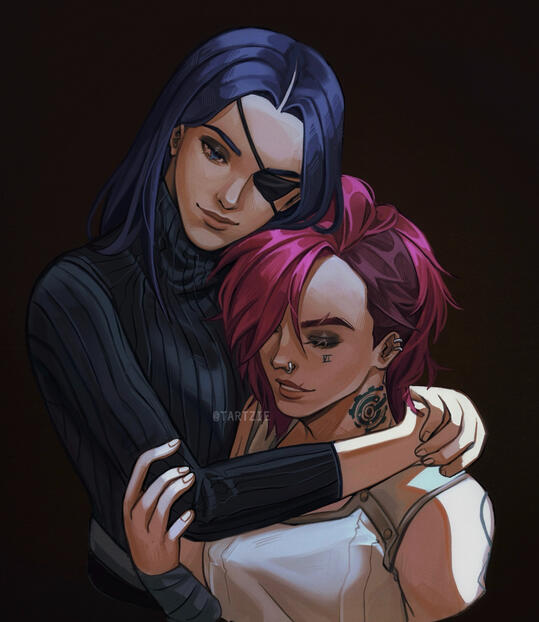 Vi and Caitlyn - Arcane Vi and Caitlyn - Arcane